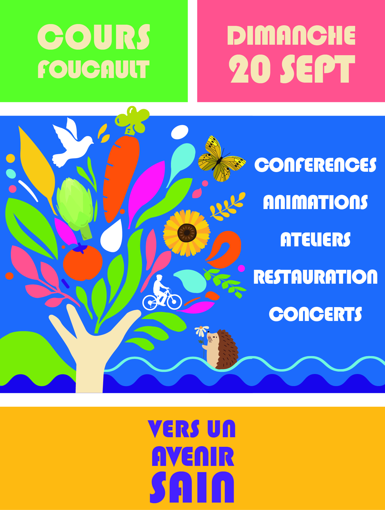 Foire Bio de Montauban 2026 — dimanche 20 septembre, Cours Foucault : conférences, animations, ateliers, restauration, concerts